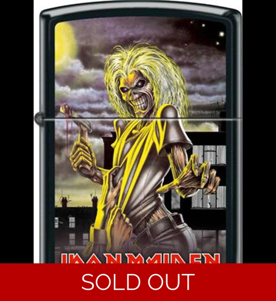 Iron Maiden - Killers Black Matte Zippo Lighter